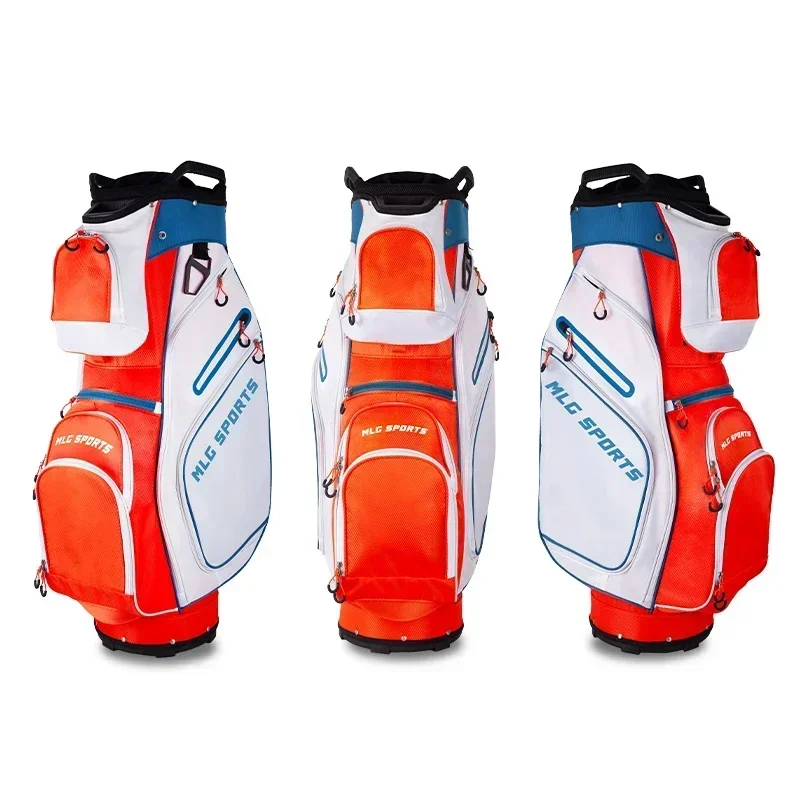 Hight Quality Nylon Bag Unisex Golf Custom Logo Lightweight 14 Dividers Golf Cart Bag