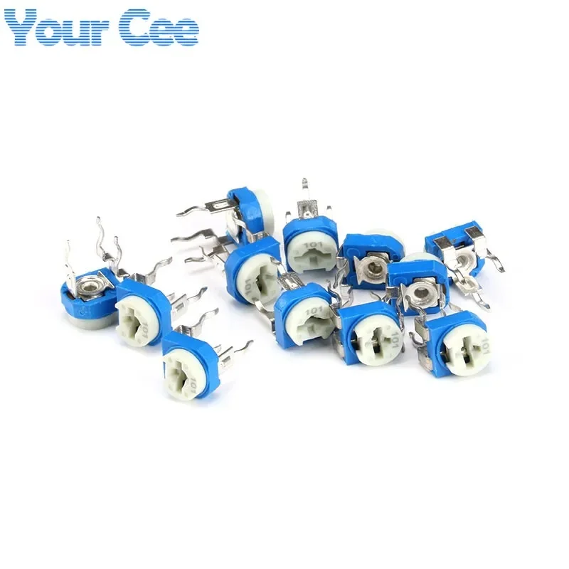 20pcs RM065 RM063 Series Potentiometer Variable Resistor Trimpot Trimmer 100 200 500 1K 2K 5K 10K 20K 50K 100K 200K 500K 1M ohm