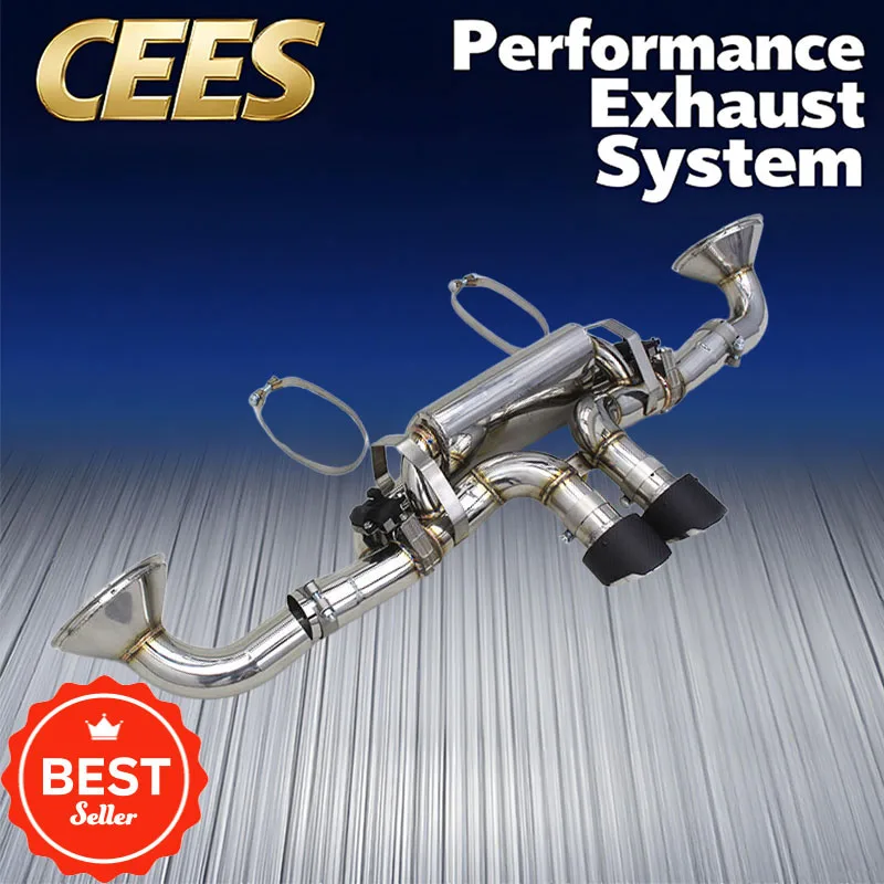 

CEES Tuning Stainless Steel Exhaust Pipes for Porsche 911 992 GT3 4.0 2023-2024 Escape Exhaust Muffler Pipe Catback Valve System