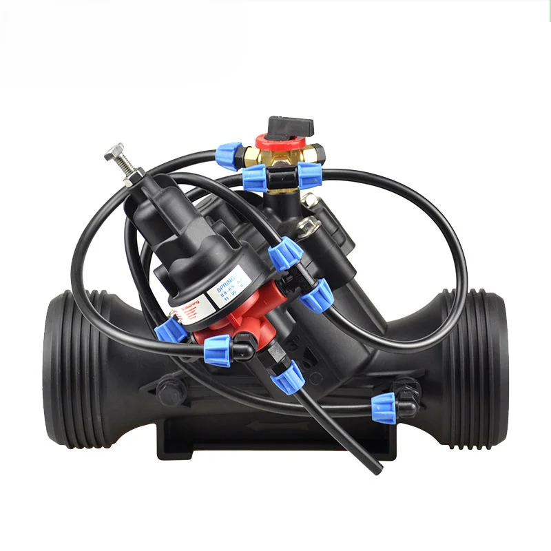 2, 3, 4, 5, 6 Inch Y Type Pressure Reducing Valve With Manual Three-way Valve, Three Ways for Gardening Irrigation System