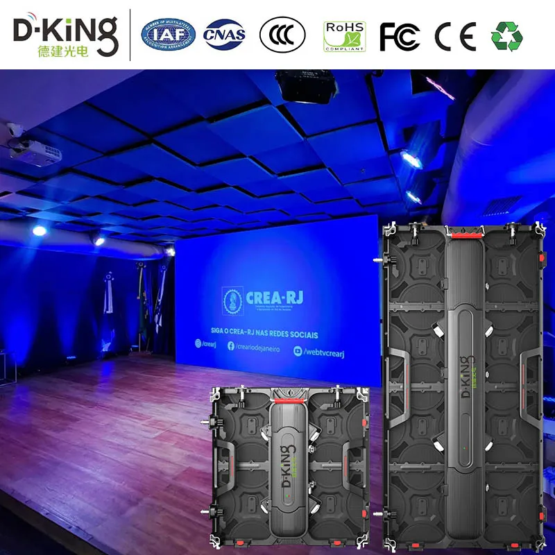 

Indoor Performance Stage Easy Installation Stable LED Video Display Wall P3.91 500*500mm