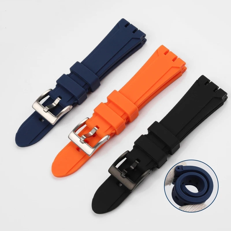 Silicone Strap Replacement Swatch YVS420 YVS454 YVS423 419 413 406 400 420 Rubber Watch Strap Accessory Men Watchband 19mm 21mm