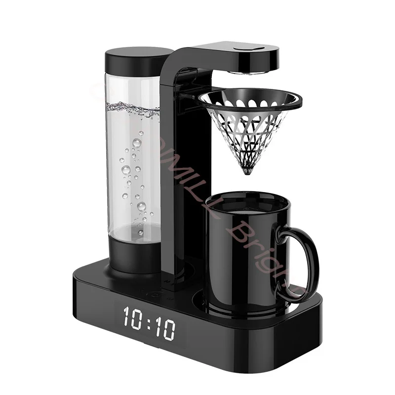 Household Coffee Machine Clock Automatic American Drip Office Mini Coffee Pot Machine Hand Punch Coffee Machine