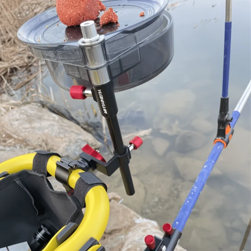 

Portable Universal Bait Pulling Tray & Stand Set Fishing Chair Accessory for Traditional Fishing & Carp Fishing