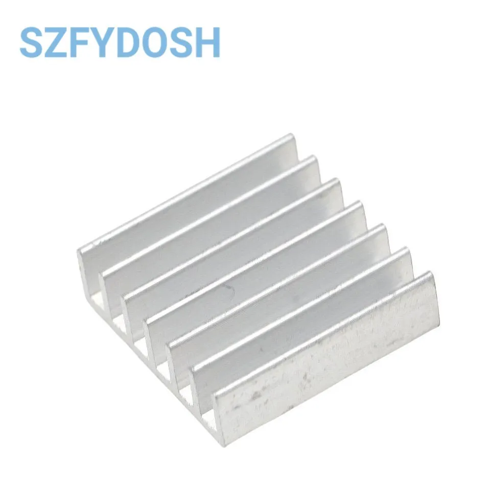 10PCS Heatsink Radiator Cooler Radiator 20x20x6MM High Quality Silver Heat Sink 