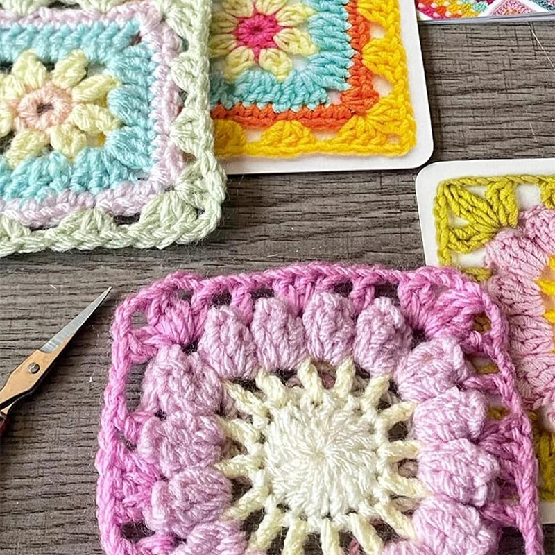 Granny Square Card Deck – 50 Mix & Match Crochet Patterns for Beginners 5