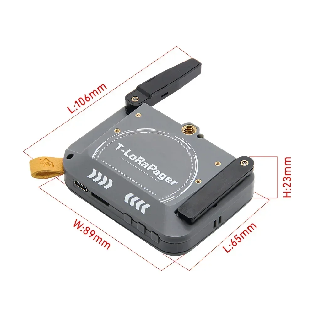 

NEW IN STOCK LILYGO T-Lora Pager ESP32-S3 LoRa SX1262 Wireless RF Module Dual-mode RFID/NFC RTC GNSS Al Programmable Handheld AI