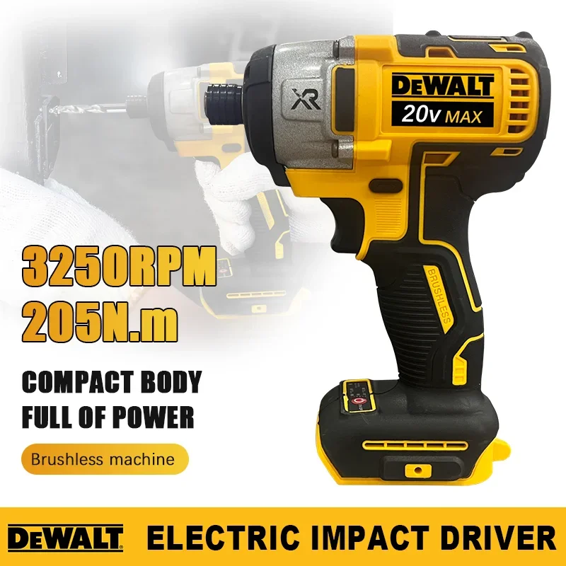 

DeWalt DCF887 Аккумуляторная отвертка Бесщеточная электрическая ударная отвертка 205 Нм Электрическая ударная дрель для аккумулятора Dewalt 20 В