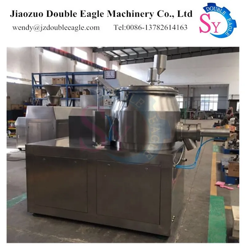 Máquina de granulação rápida de processo úmido de alimentação de pó para animais de estimação de alta eficiência/equipamento multifuncional de granulação de um sistema