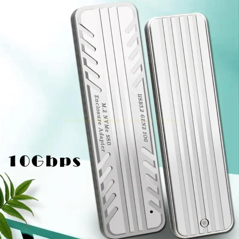 NVME protocolo SSD Box 10Gbps Mobile Hard Disk Enclosure Box JMS583 Control