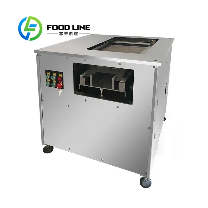 

Electric Tilapia Fresh Sardin Salmon Cutter Oblique Meat Cut Small Slice Mini Fish Fillet Process Machine
