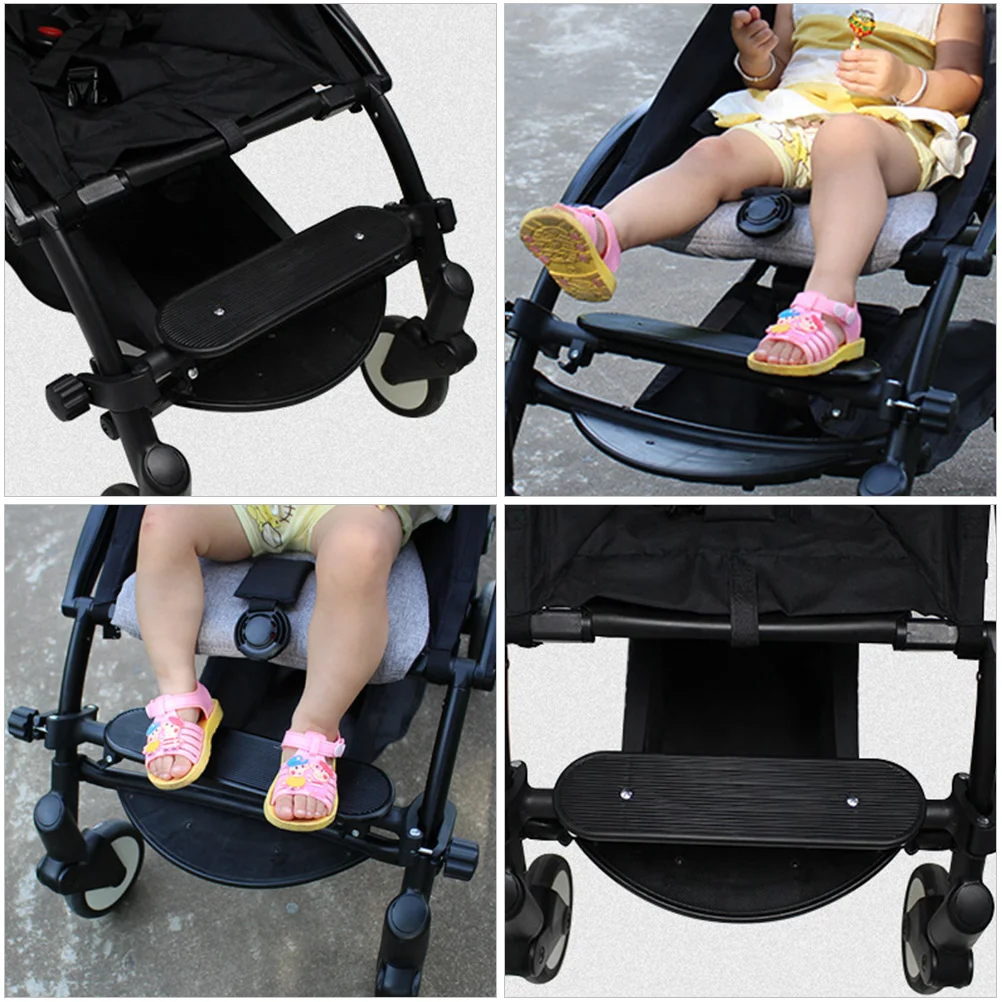 Stroller Pedal Footrest Footboard Wooden Adjustable for Baby Cart Accessories Feet Extension Sleeping