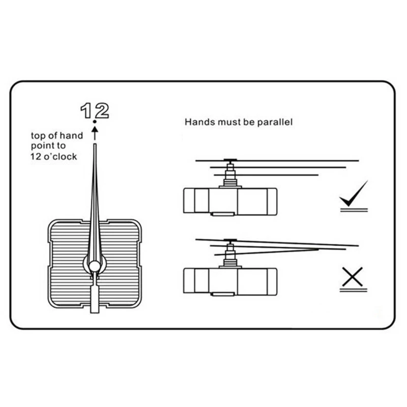 367A Quartz Clock Accessory Silent Quartz Wall Clock DIY Movement Mechanism Replacement Parts Clock Motor Silent Movement Kit