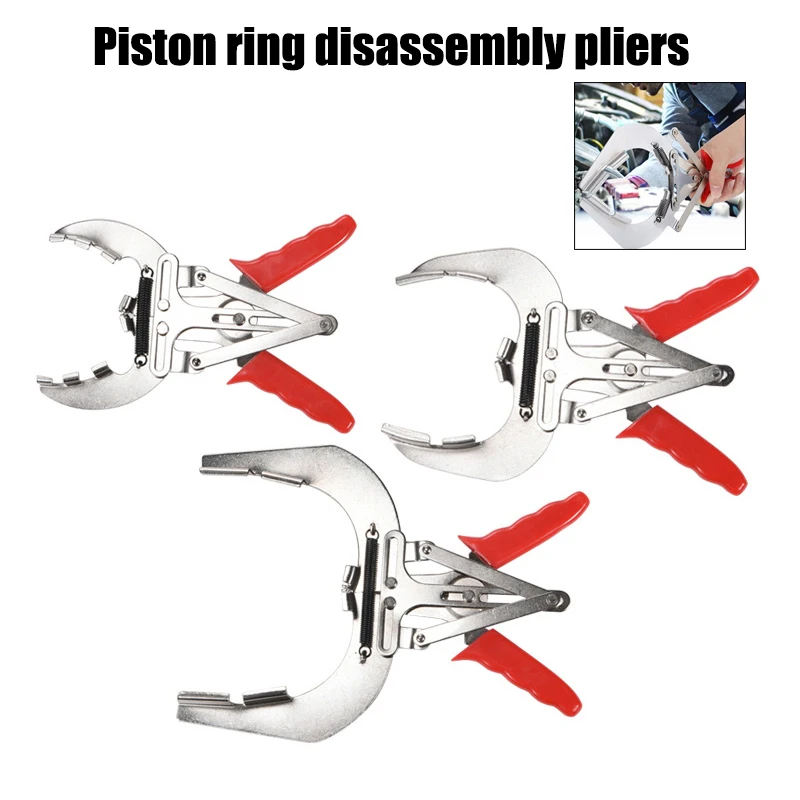 

Piston Ring Disassembly Pliers Adjustable Pistons Remove Handheld Tools Carbon Steel Auto Piston Ring Plier Clamp Expander Tools