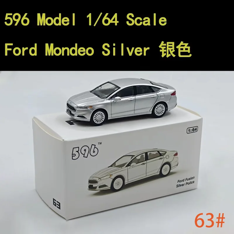 596 Model 1/64 Ford Mondeo/Fusion Police/Suburban Alloy Car Model