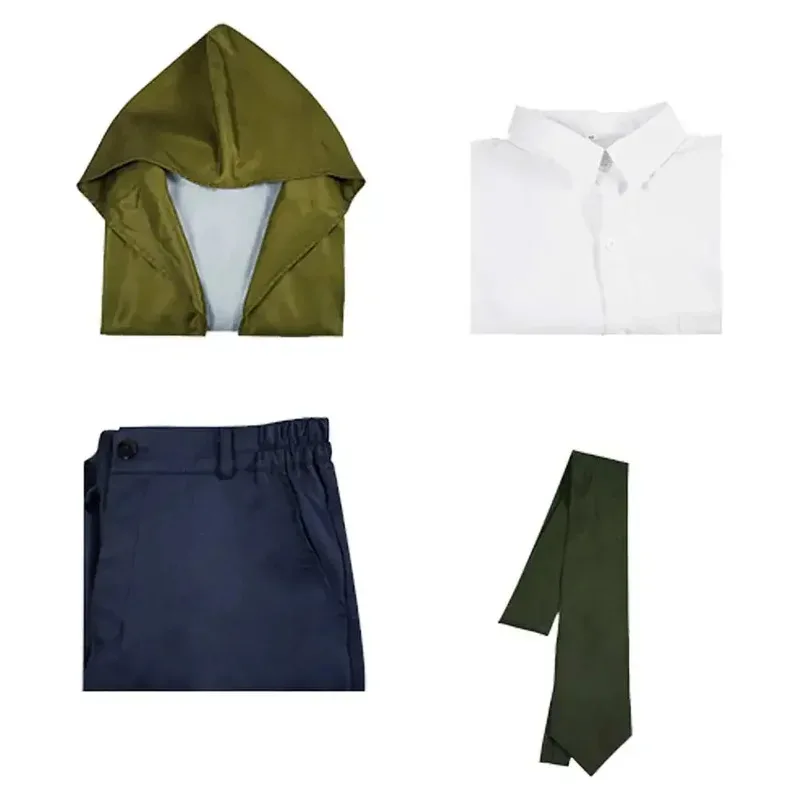 معكرون مارغريت تأثيري الرجال زي أنيمي ماجيك العضلات تمويه وتتسابق رابطة عنق قمصان السراويل حزام الذكور هالوين حفلة البدلة