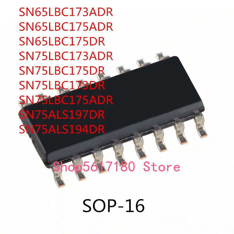 

10 шт. sn65lbc173open sn65lbc175адr SN65LBC175DR sn75lbc173адr SN75LBC175DR SN75LBC173DR sn75lbc175адr SN75ALS179DR SN75ALS194DR