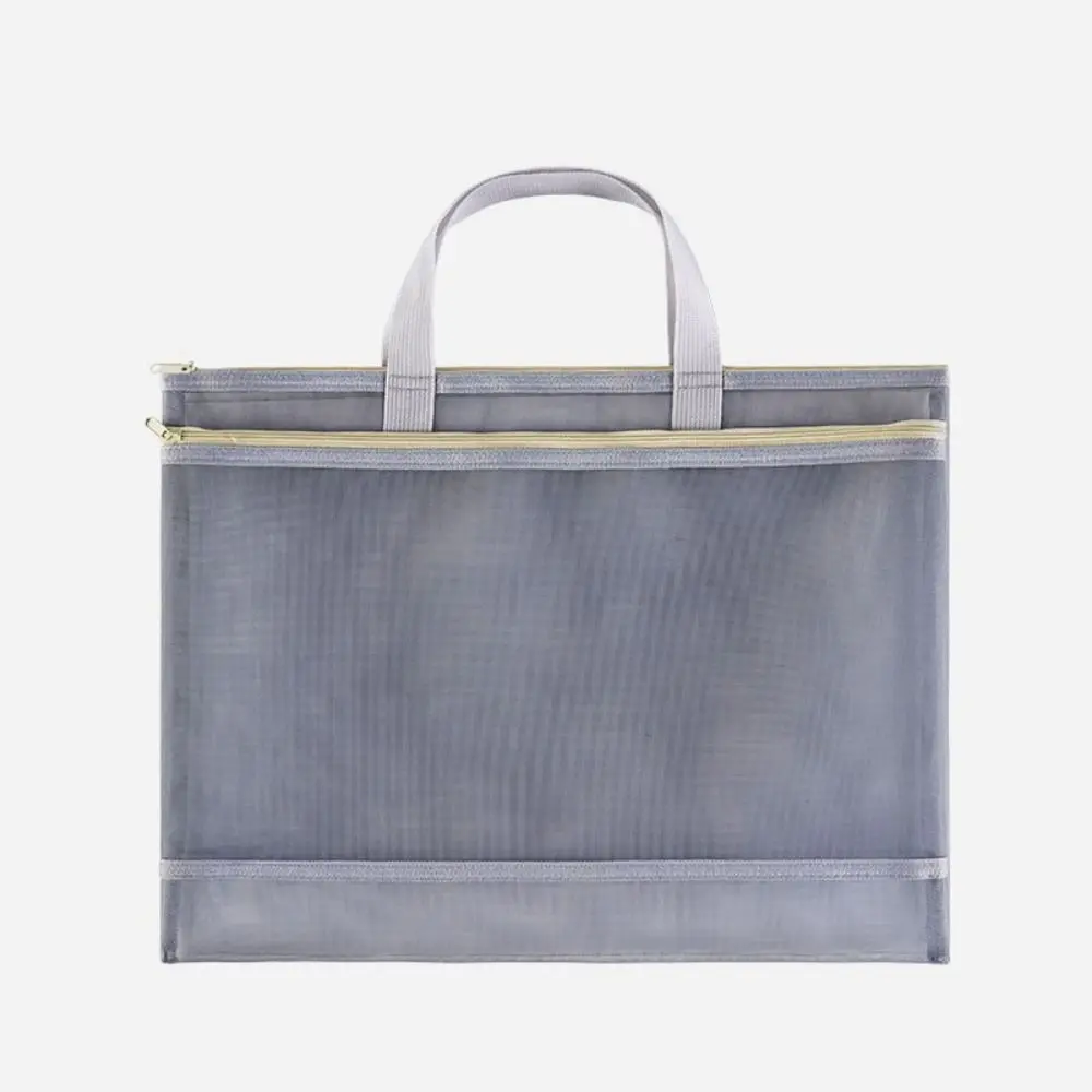 Портативная сумка на молнии формата А3, холщовая сумка для документов большой емкости, сумка для книг Оксфорд с ручкой, держатель для файлов, сумка для хранения произведений искусства