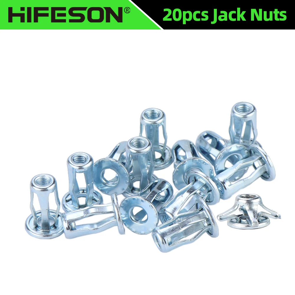 20pcs/lot M4 M5 M6 M8 Jack Nuts Expansion Clamp Petal Rivet Lock Nut Bolt Hollow Wall Iron Alloy Rivets Riveter Fixed