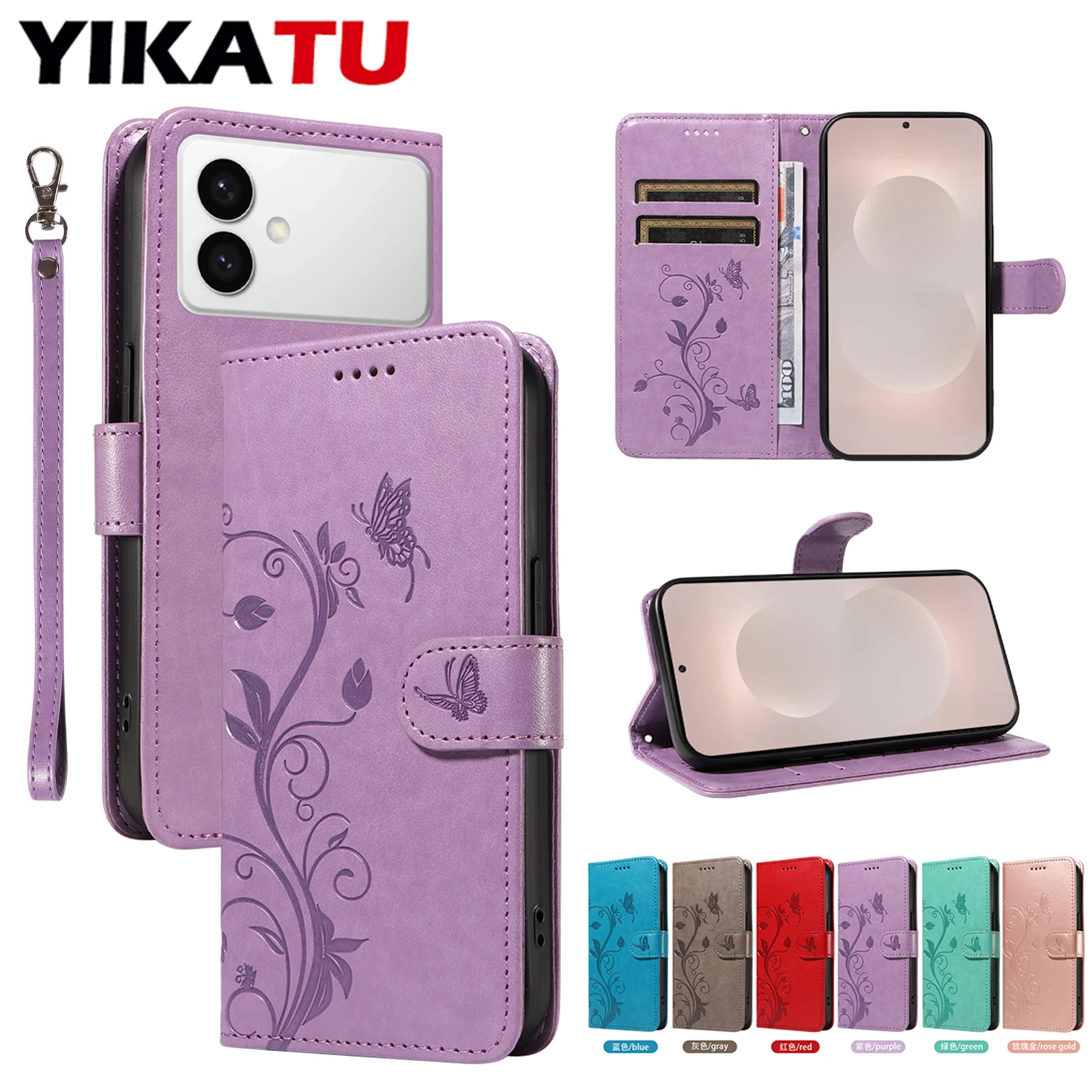 

Wallet Leather Phone Case For Samsung Galaxy S20 Ultra S10 Lite S10E S9 S8 Plus S7 Edge Note 20 10 Pro 5G 9 8 Xcover7 Flip Cover