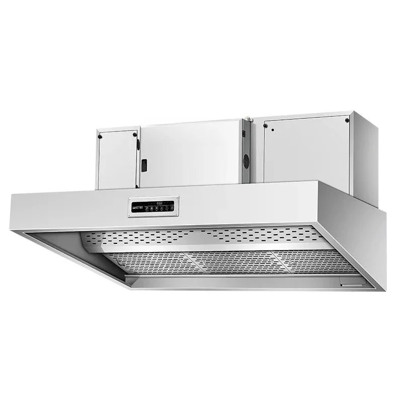 External Circulation Commercial Range Hood Kitchen Hotel and Restaurant Stainless Steel Hood Range Hood