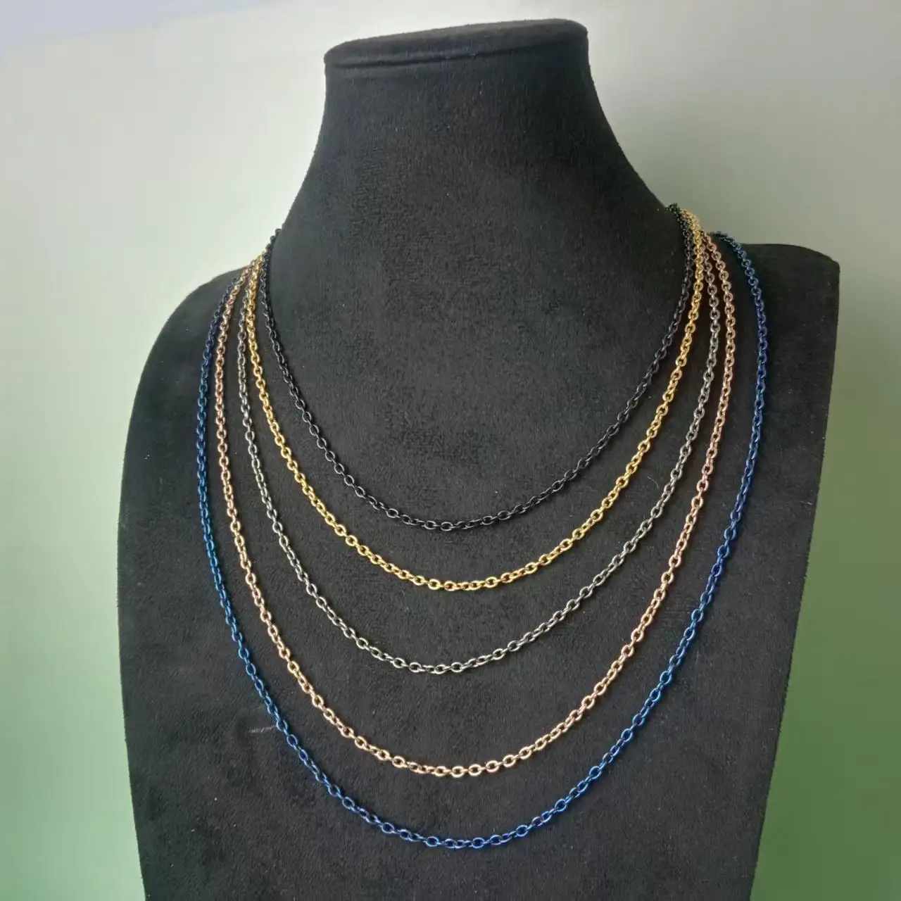 3.0mm Pure Titanium O-Chain Necklace for Women - Waterproof, Anti-Allergic & Lightweight, Perfect for Sweater Matching