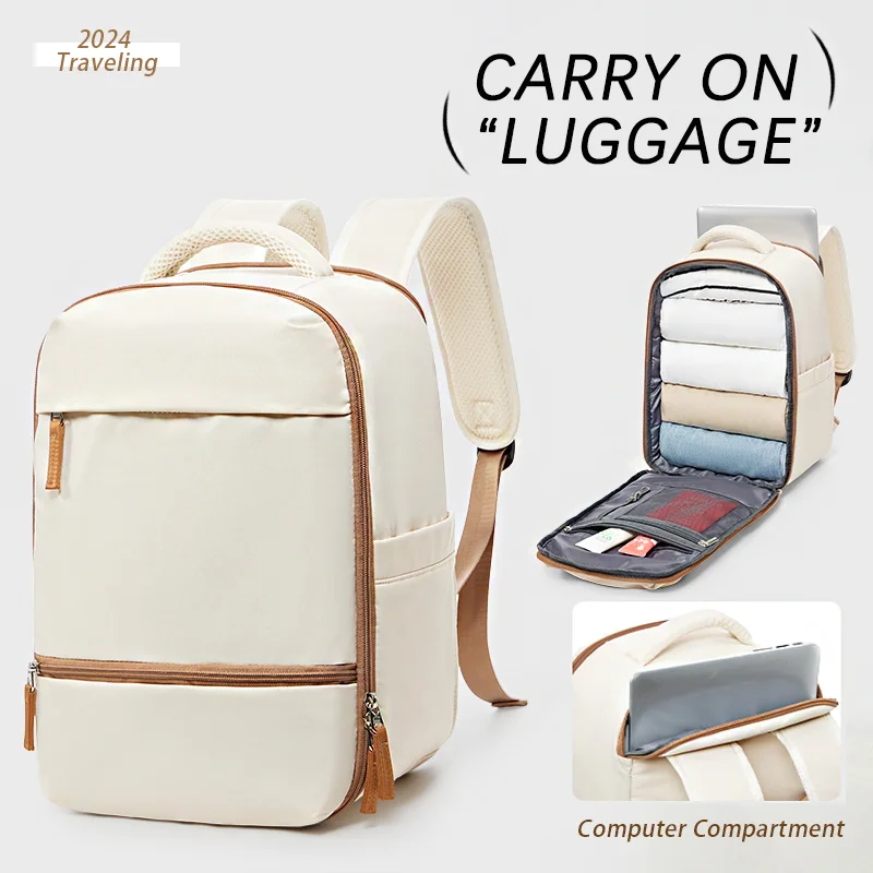 Waterproof Backpacks Women\'s Backpack Cabin Bag Size Ryanair 40x20x25 Travel Backpack Carry-On Laptop Bag Male Bagsmart Backpack