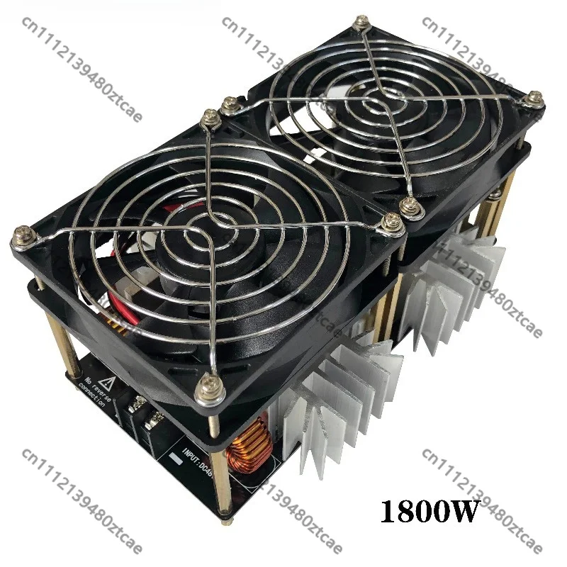 1800W High Power ZVS Induction Heater Tap-less Design High Frequency Quenching Melting Heating Furnace Equipment