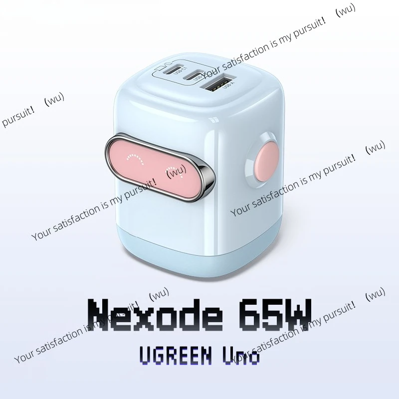 

【США-вилка】UGREEN 65 Вт 30 Вт GaN Зарядное устройство Robot Design PD3.0 QC4.0 3,0 PPS Быстрое зарядное устройство для iPhone 16 15 14 Pro Macbook Ноутбуки Планшеты