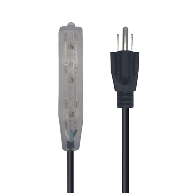 NEMA 5-15P ذكر إلى ثلاثي NEMA 5-15R 3Prong Female PowerAdapter ExtensionCable K1KF