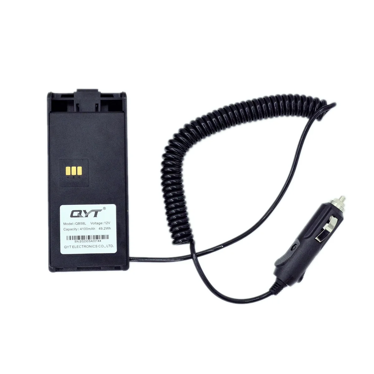 

QYT CB Radio Battery Eliminator for CB58 CB-58 HAM Transceiver Walkie Talkie Car Charger Line Power Supply Accessory