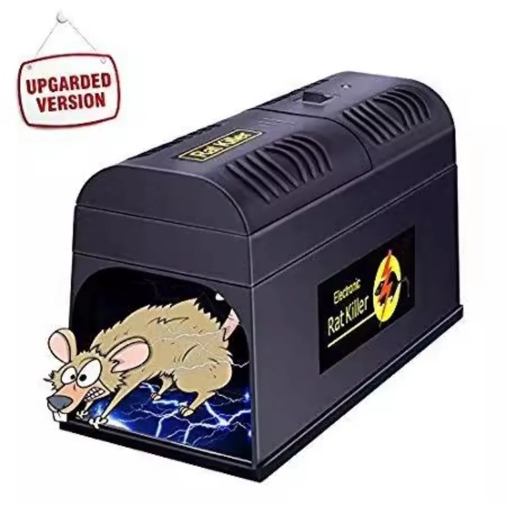 7000V Electric Rat Trap Electronic Mouse Trapping Machine Electric Shock Mouse Mice Rat Rodent Trap Cage Killer