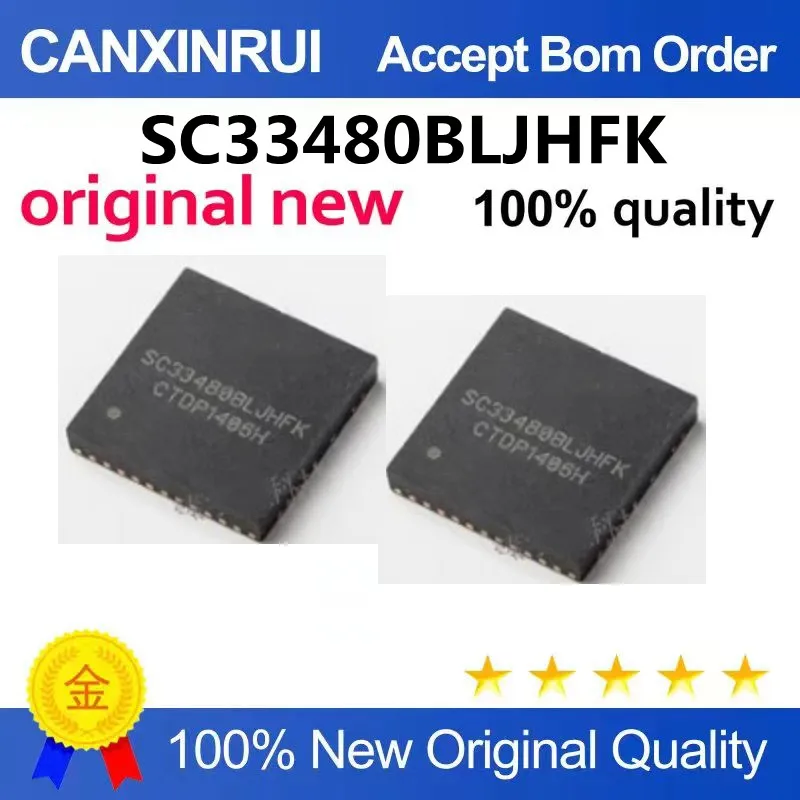 (5-100 Pieces) SC33480BLJHFK QFN Automotive Computer Board Fragile Chip Quality Assurance Available for Purchase