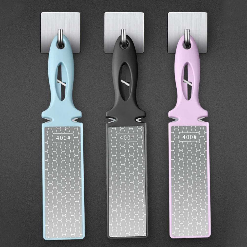 

5-in-1 Emery Knife Sharpener 400 1000 Grit Handheld Double-Sided Knife Sharpning Stone Scissors Sharpener Kitchen Accessories