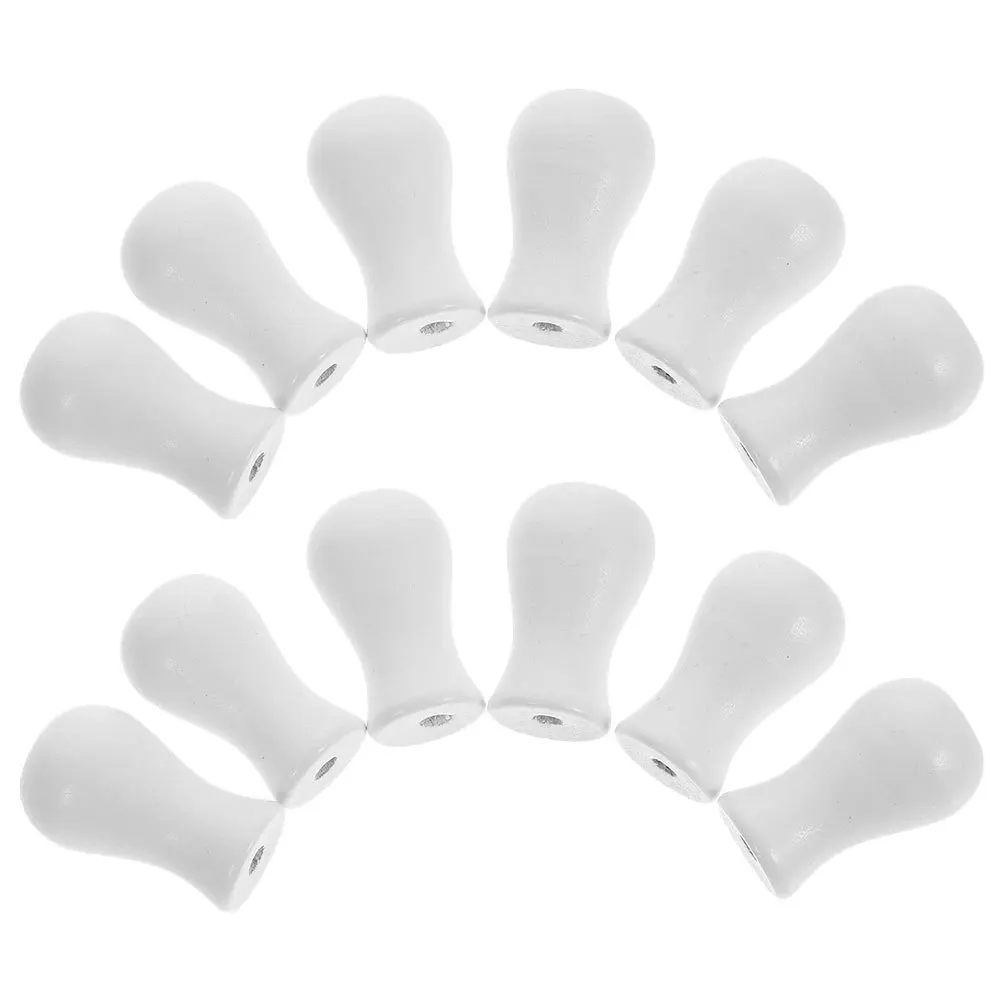 

12Pcs Wooden Blind Pull Cord Knobs Smooth Tassels for Living Room Bedroom Blinds Accessories Blinds Cord Tassels
