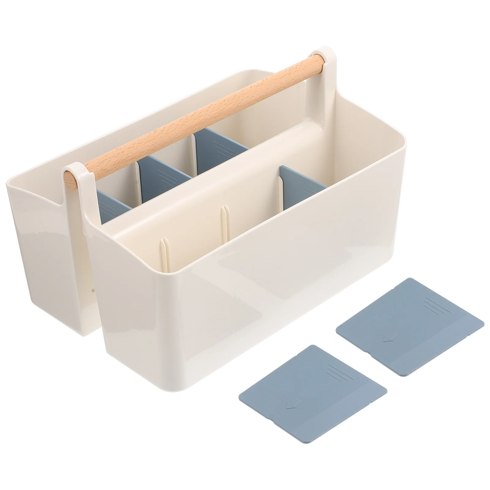 Desktop Organizer Box Multi-Grid Compartments For Pens Lipstick Makeup Cosmetics Office Sundries Storage Case Home Decor