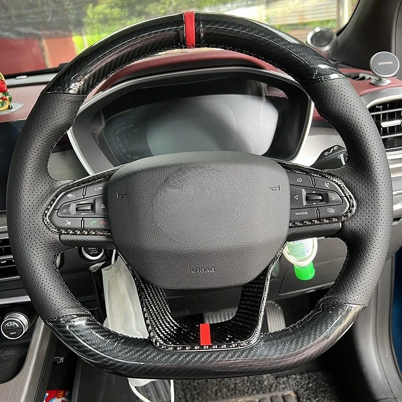 

Suitable For Proton X50 2019 2020 2021 Hand-sewn Leather Steering Wheel Cover