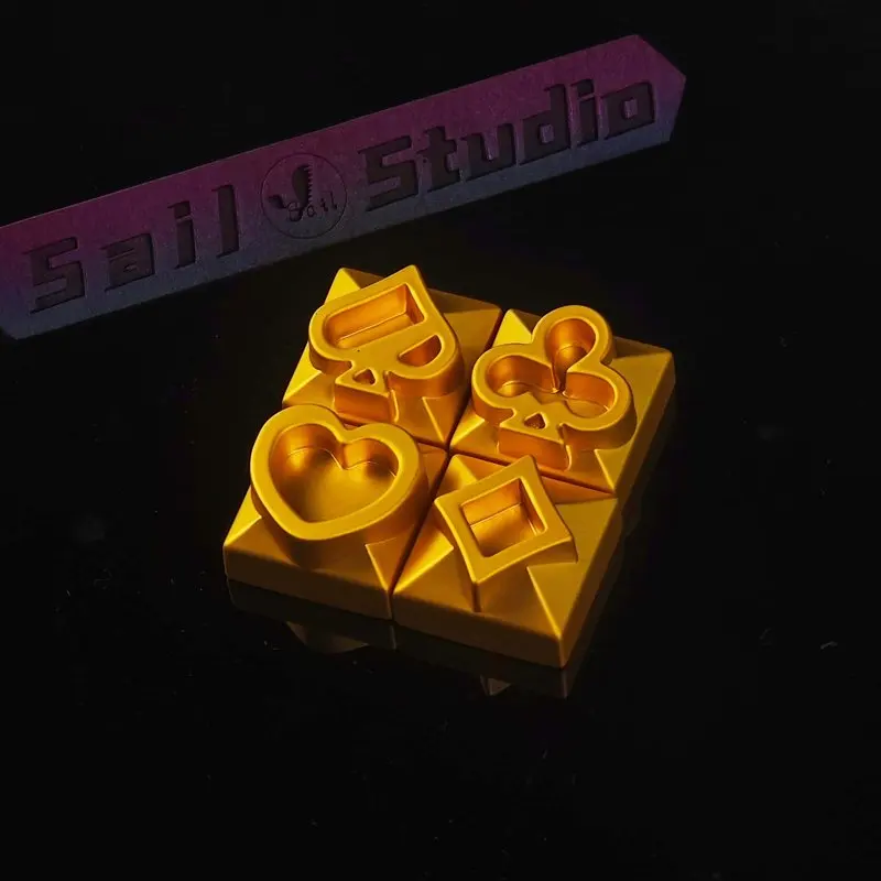 

Металлические кейкапы Sail Studio Poker Suit из сплава, уникальные кастомные колпачки для механической клавиатуры, подарок для любителей клавиатур и геймеров