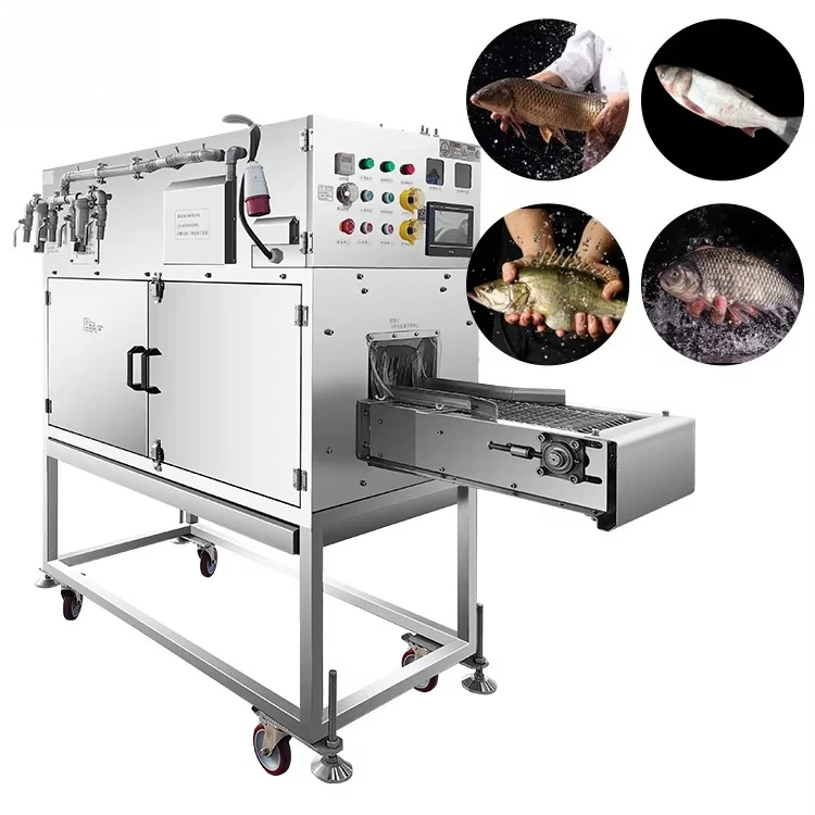 High-efficiency factory commercial fish processing machine Automatic descaling machine (for Nile tilapia, black fish, catfish)
