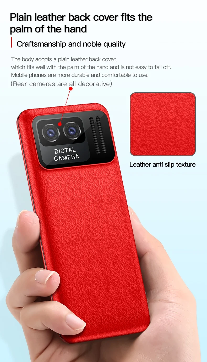 I79 (H6) 4G Elderly Mini Cellphone 2.4Inches TFT Screen 32MB RAM No Camera Torch Dual SIM English Keyboard Mobile Phone