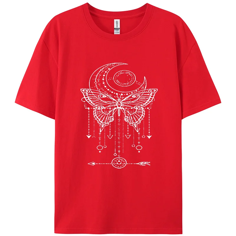 Simple Line Printed Tee Shirt Chic Art Designed Short Sleeve 2024 Summer Fashion Camisetas Casual Women' T-Shirt Streetwear