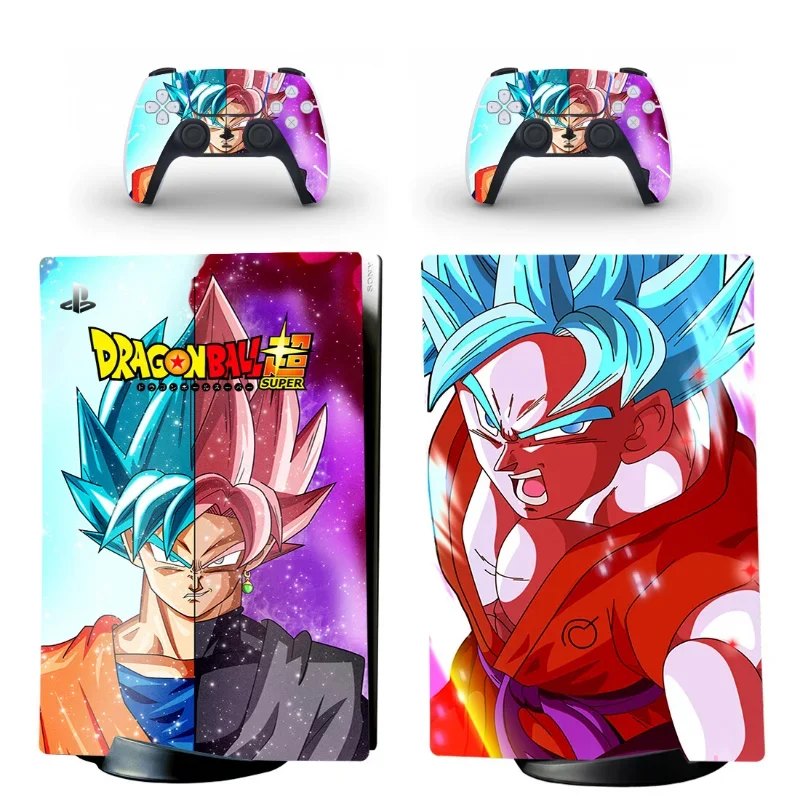 Anime Dragon Ball Skin Stickers for PS5 Digital Disc Edition Protective Shell Handle Decoration Strip for PS5 Accessories Gift