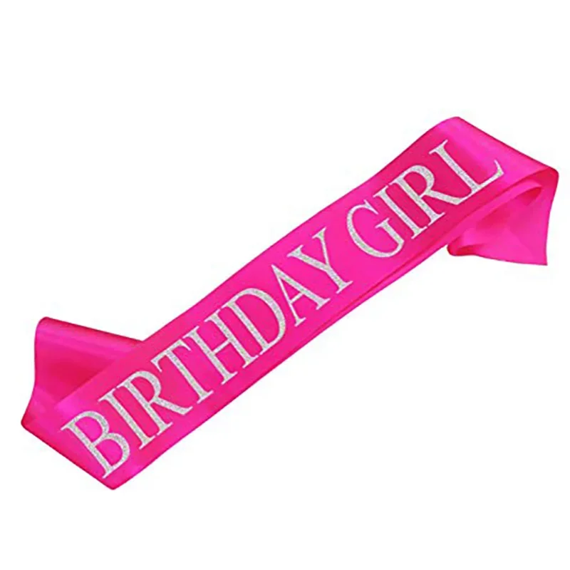 Birthday Girl Sash Tiara Crown girl kid adult 10th 13th 16th 18th 20th 21st 30th 40th Princess decoration photo prop gift favor