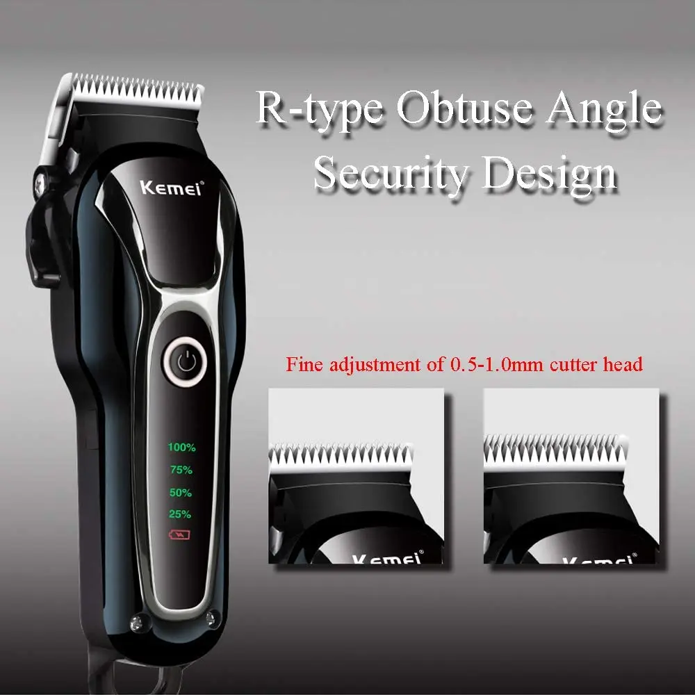 KEMEI KM-1991 Professional Clipper Pet Dog Hair Trimmer Grooming Rechargeable Powerful Cat Cutters Shaver Mower Haircut Machine