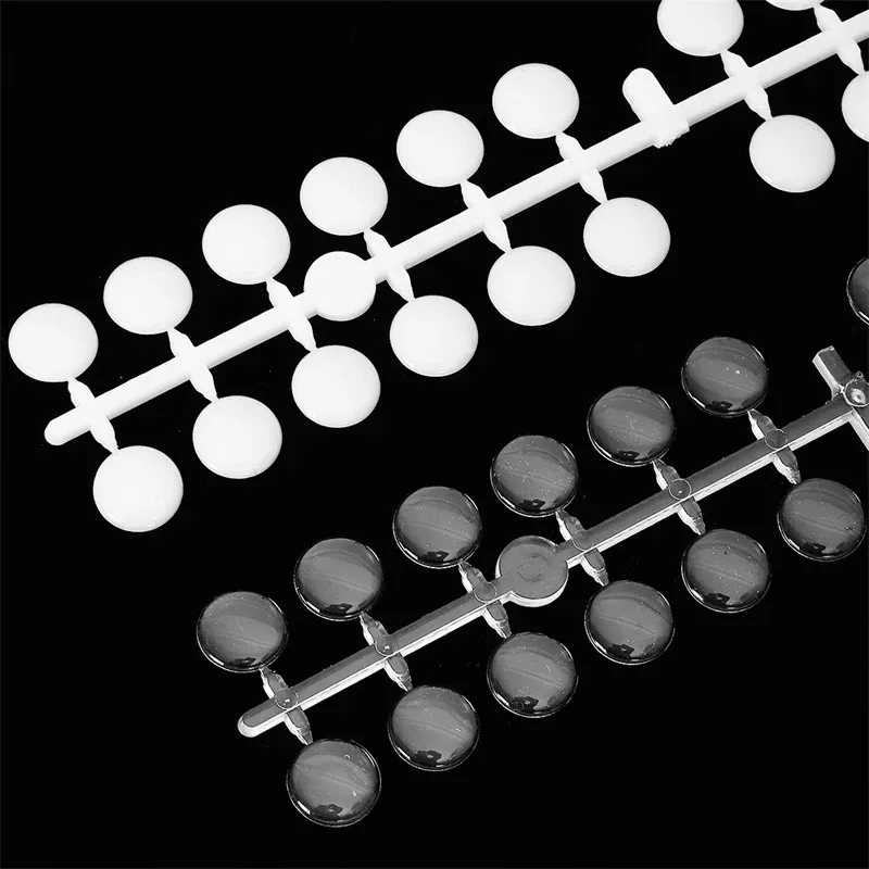 120 قطعة طاولة عرض طلاء الأظافر مع ملصقات ، لوحة عرض أظافر بطاقة ملونة منقط ، رف عرض أظافر صالون فول البازلاء #5