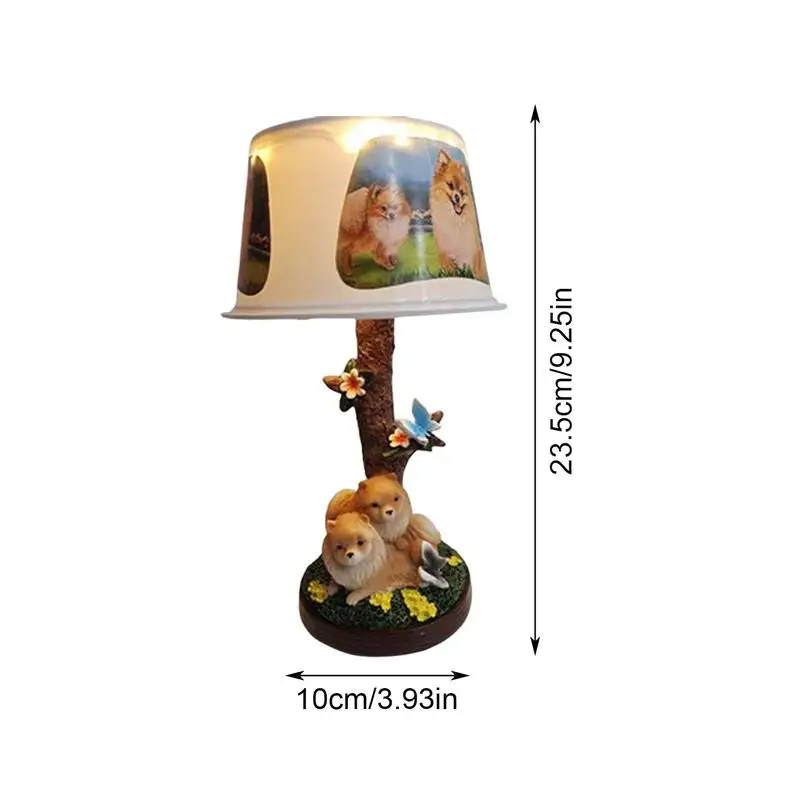 Lampada da tavolo per animali sala studio luce notturna decorazione per camera da letto scrivania multifunzionale ornamenti per luci di Design per animali accessori per lampade