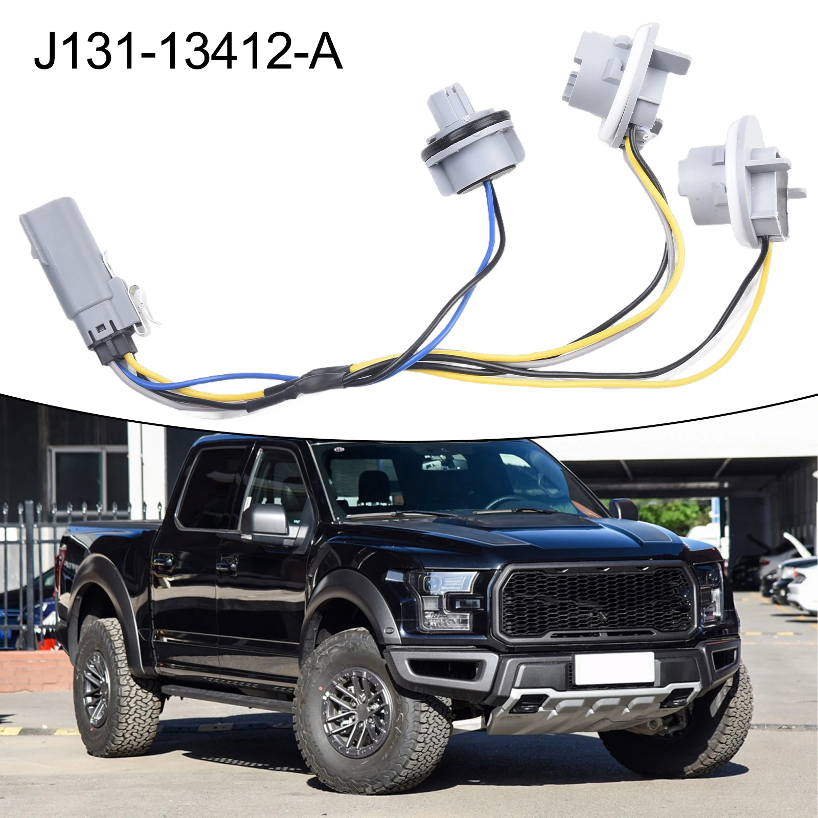 Tail Lamp Wiring Harness for Ford F150 2018 2020 with OEM JL3Z13412A Direct Fit and Tested Electrical Components