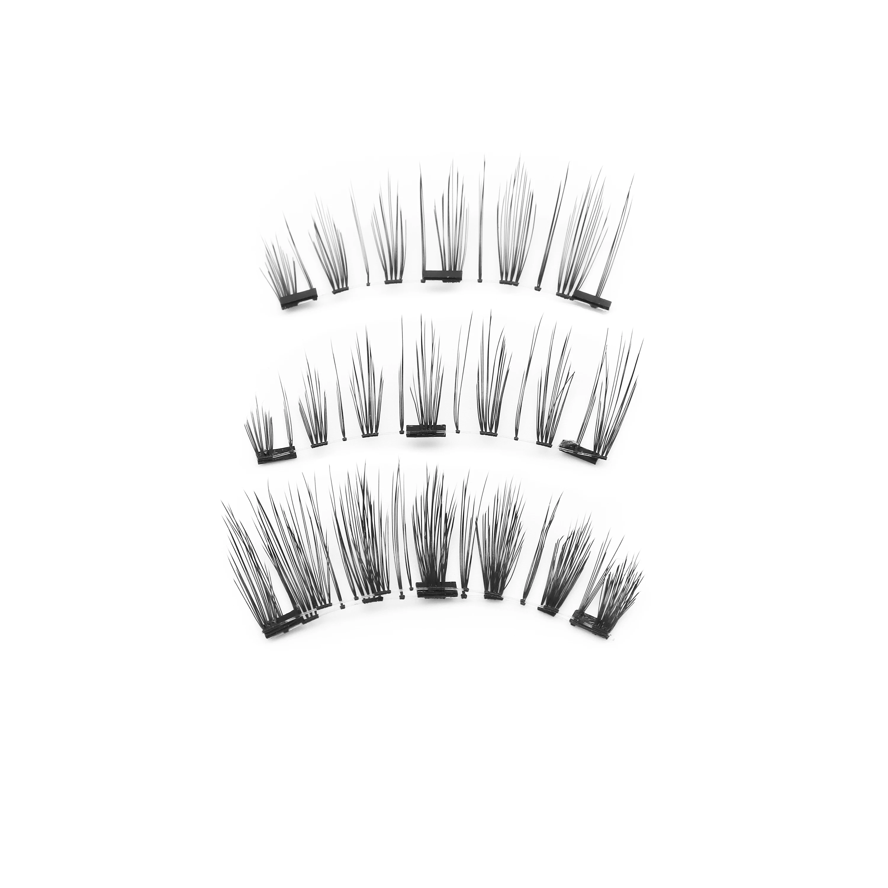 Künstliche Nerzwimpern 3D Magnetische Natürliche Falsche Wimpern Großhandels-Set Wiederverwendbare Magnetwimpern mit Pinzette – Detail 7