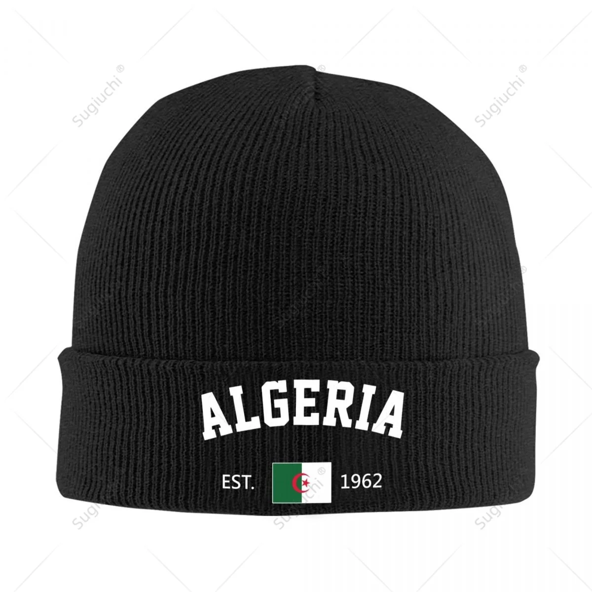 Knitted Hat Unisex Algeria EST.1962 Independence Day For Men Women Boys Winter Autumn Beanie Cap Warm Bonnet