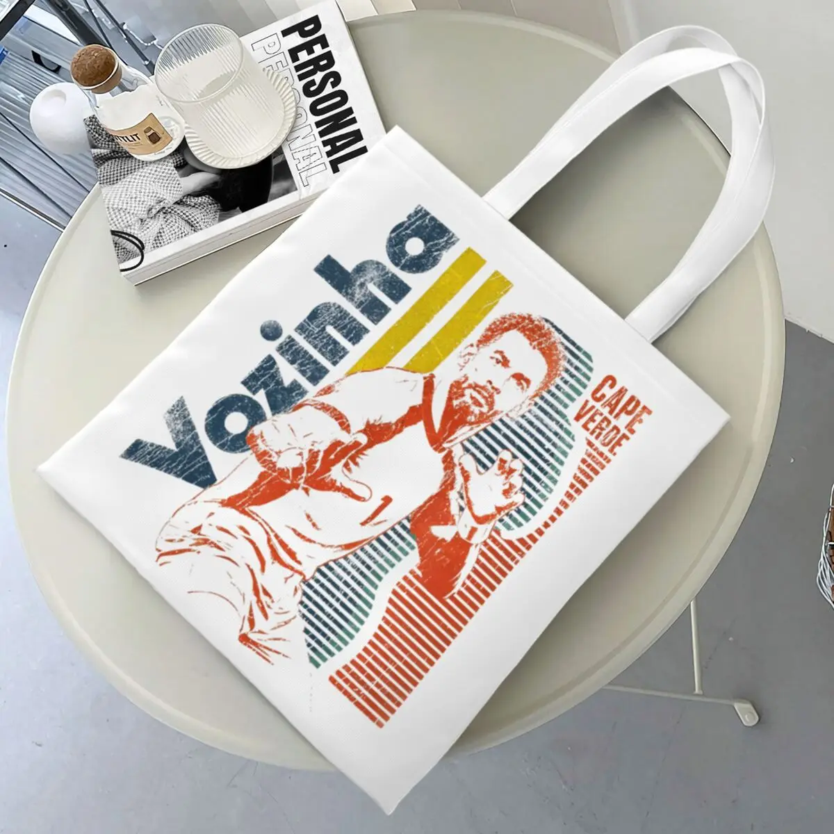 Cabo Verde Vozinha Shopper Bag Modern Handbags Cloth Travel Tote Bag Lady Graphic Beach Bag